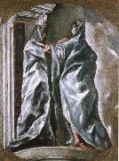 El Greco The Visiation oil